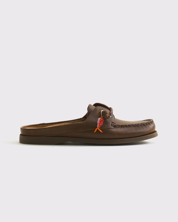 Sperry Authentic Original Women's Mule Boat Shoe, Brown view 2