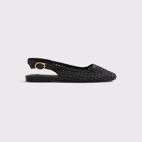Женские сумки Abercrombie & Fitch Raffia Square-Toe Slingback Flat