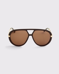 Oversized Aviator Sunglasses