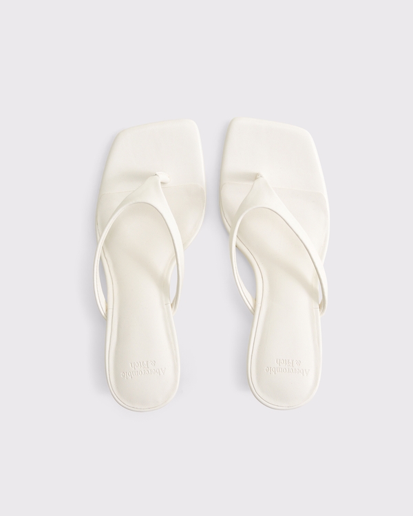 Sculpted Wedge Heels, Cream view 2