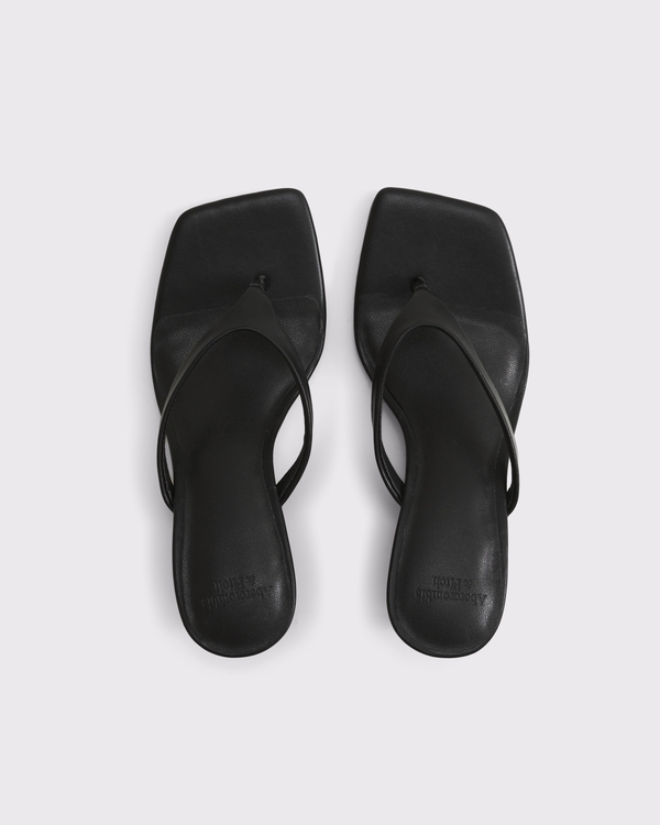 Sculpted Wedge Heels, Black view 2