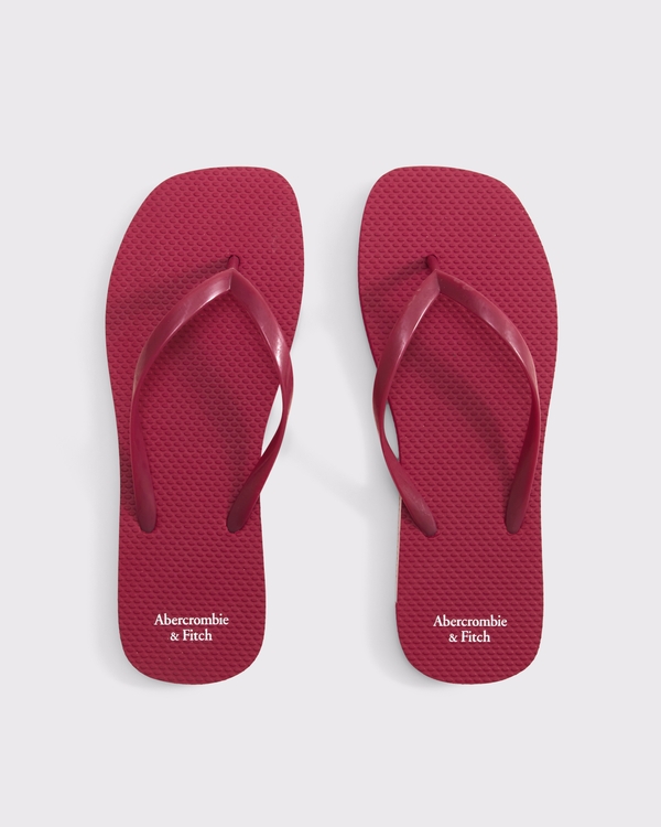 Flip-Flop Sandals, Red view 1
