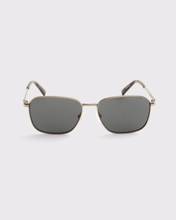 Wire-Frame Aviator Sunglasses