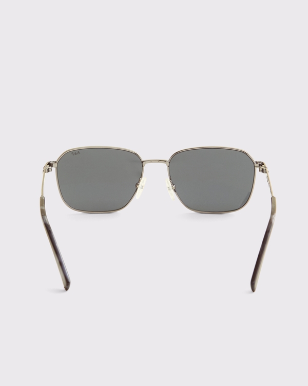 Wire-Frame Aviator Sunglasses