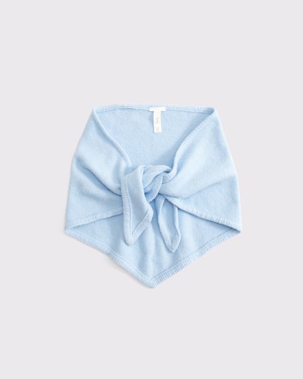 Triangle Scarf, Powder Blue view 1