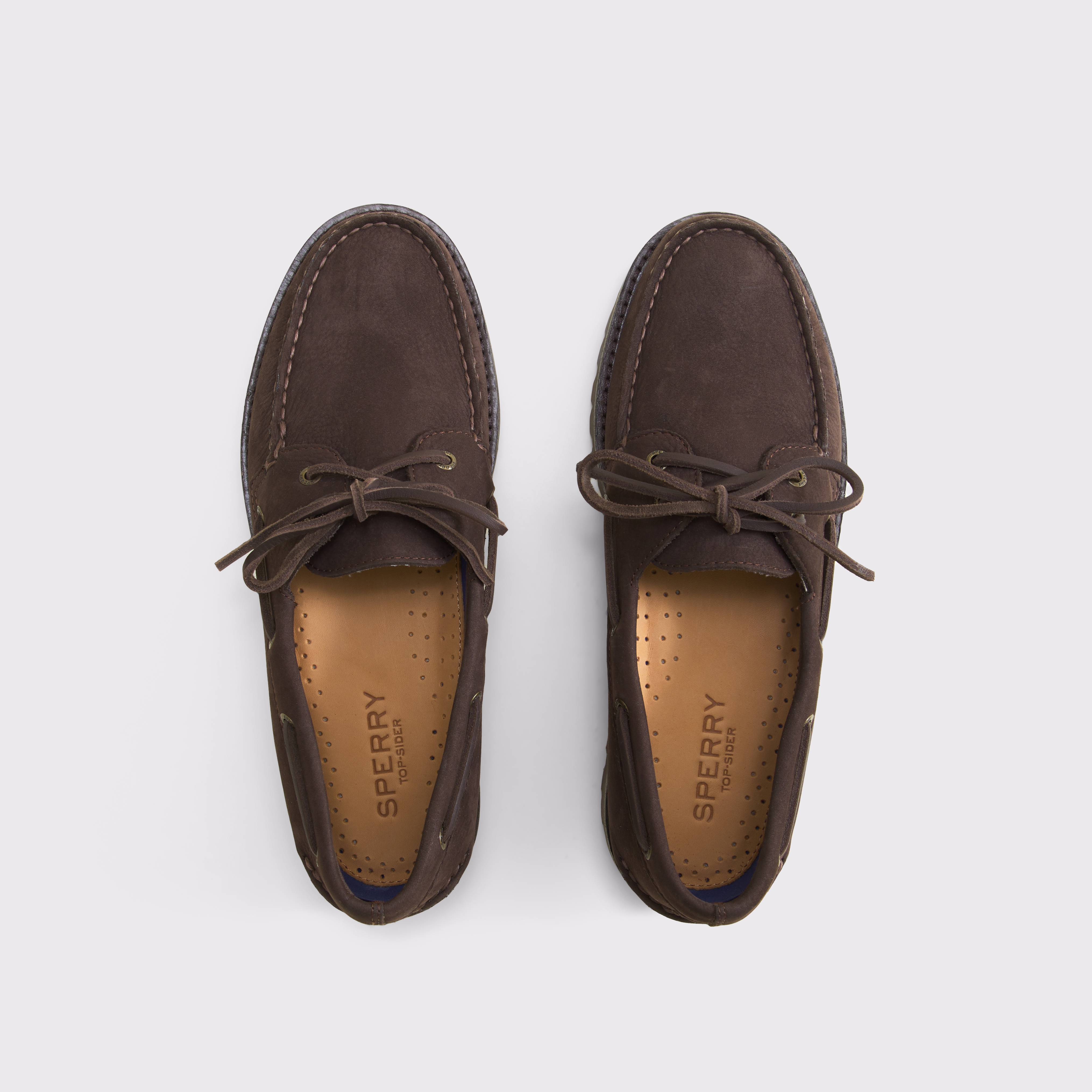 Женские туфли Abercrombie & Fitch Sperry Authentic Original™ 2-Eye Boat, цвет: Коричневый — фото 3