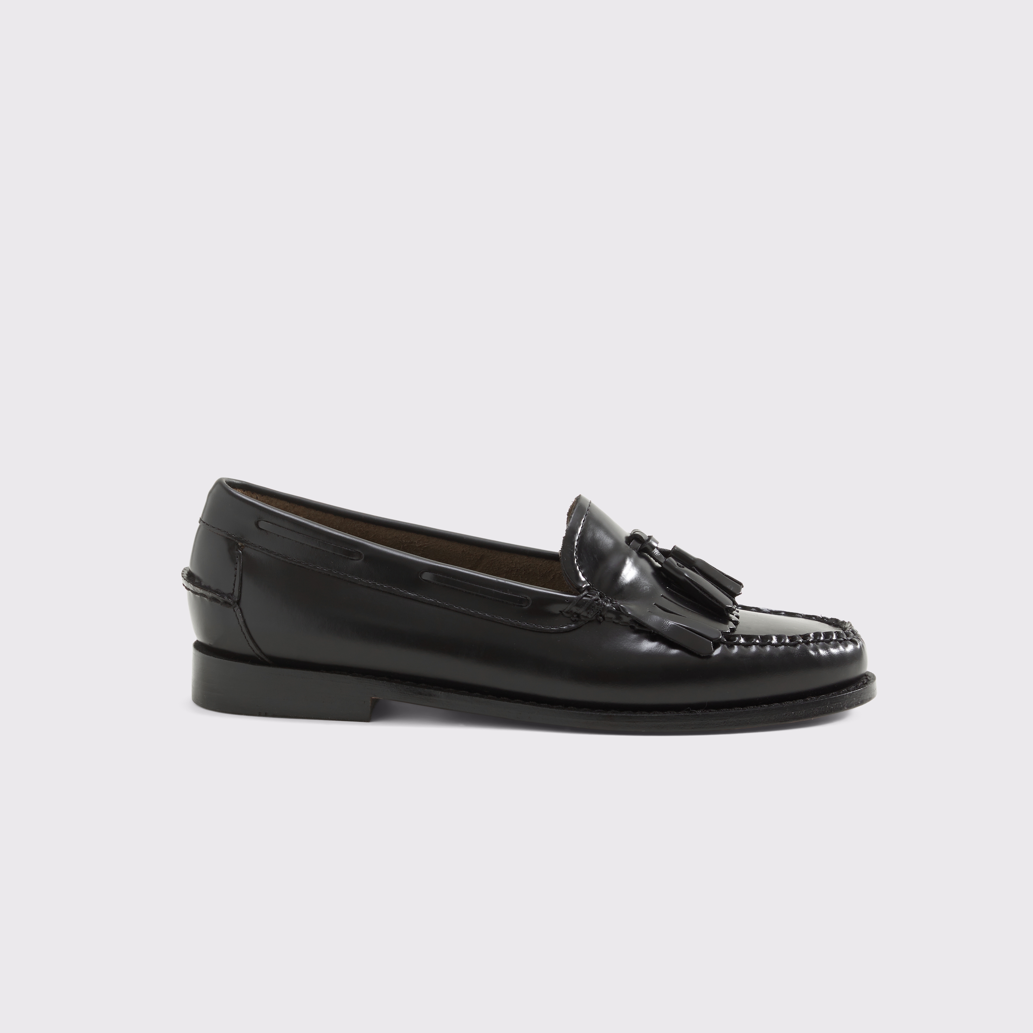 Женские туфли Abercrombie & Fitch G.H. Bass Esther Weejuns® Leather Loafer, цвет: Чёрный — фото 1