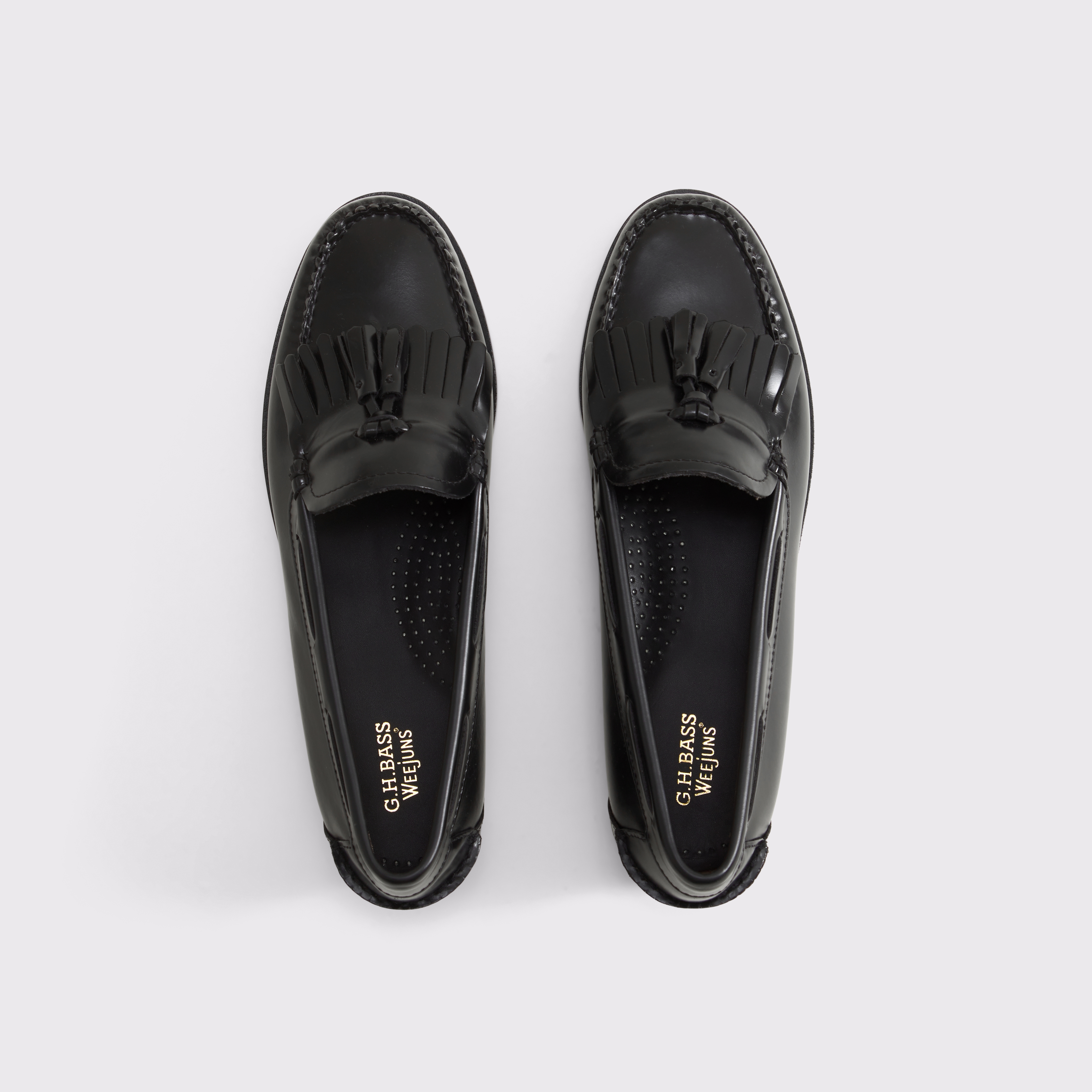 Женские туфли Abercrombie & Fitch G.H. Bass Esther Weejuns® Leather Loafer, цвет: Чёрный — фото 3