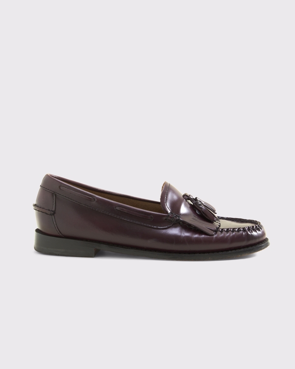 G.H. BASS Women's Esther Weejuns® Leather Loafer, Wine view 1