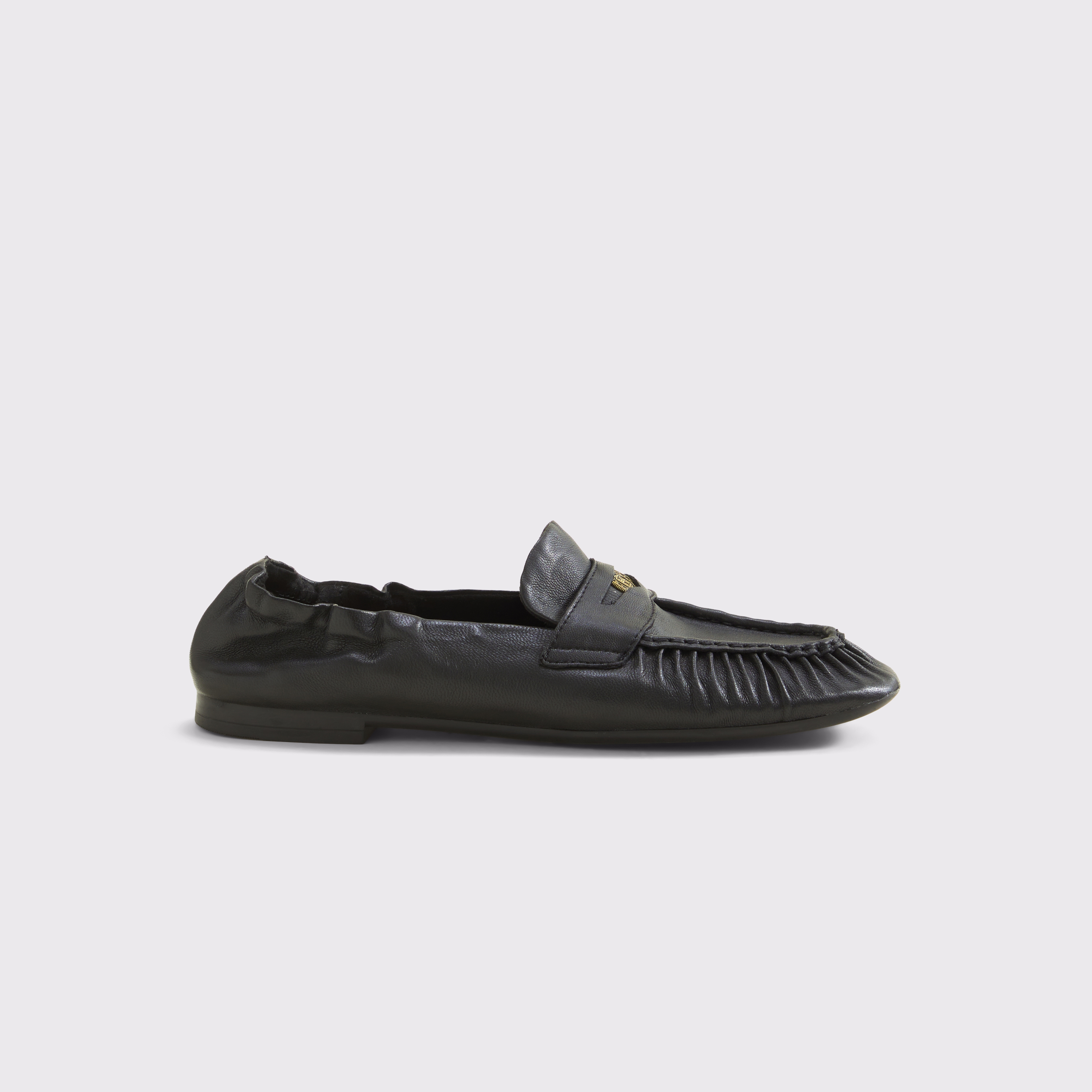 Женские туфли Abercrombie & Fitch G.H. Bass Rumi Leather Loafer, цвет: Чёрный — фото 1