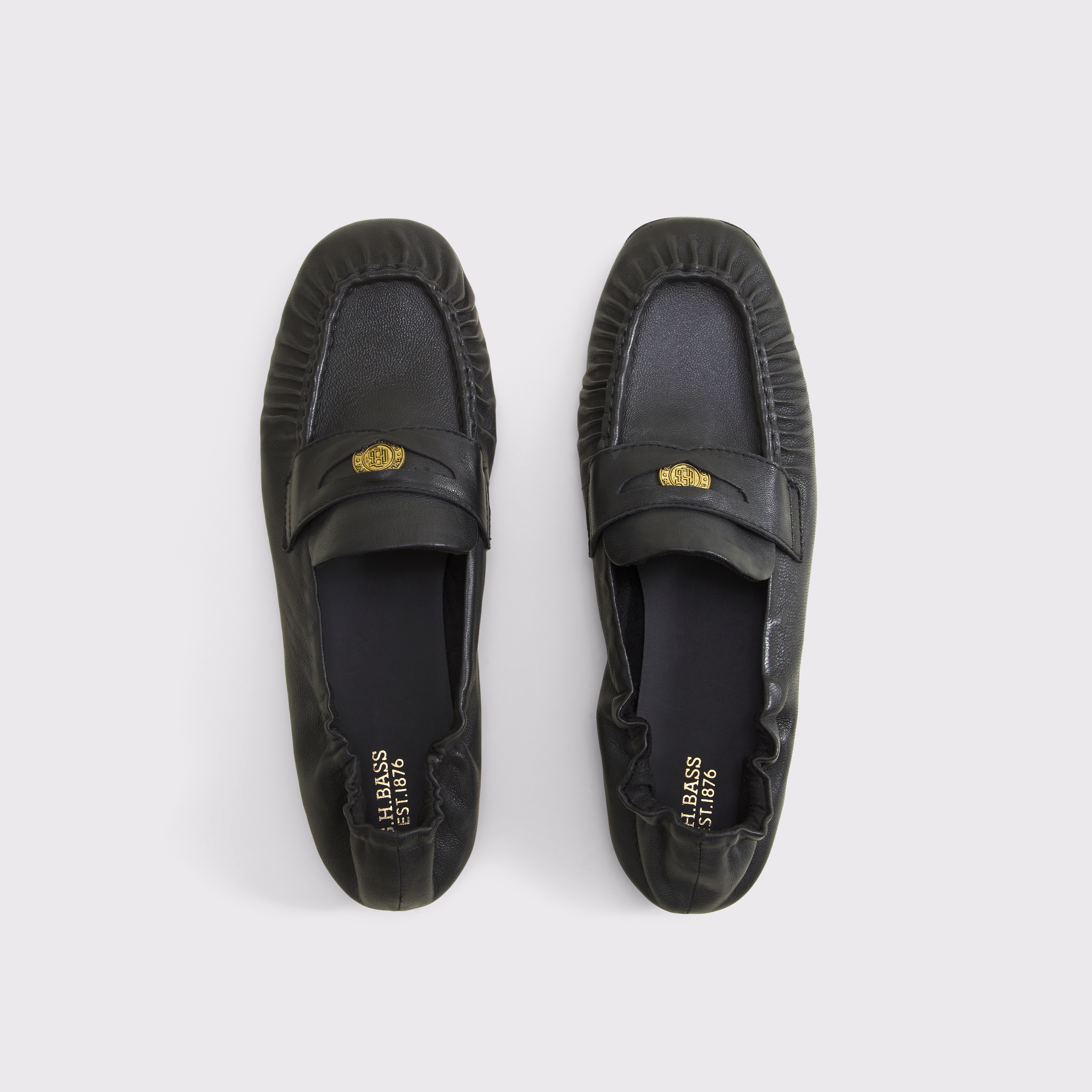 Женские туфли Abercrombie & Fitch G.H. Bass Rumi Leather Loafer, цвет: Чёрный — фото 3