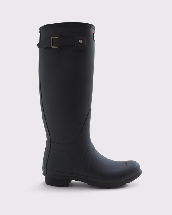 Hunter Women's Original Tall Rain Boot, Navy view 1