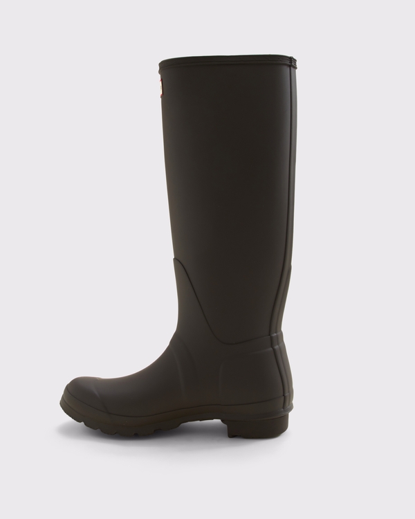Hunter Original Tall Rain Boot, Dark Brown view 2