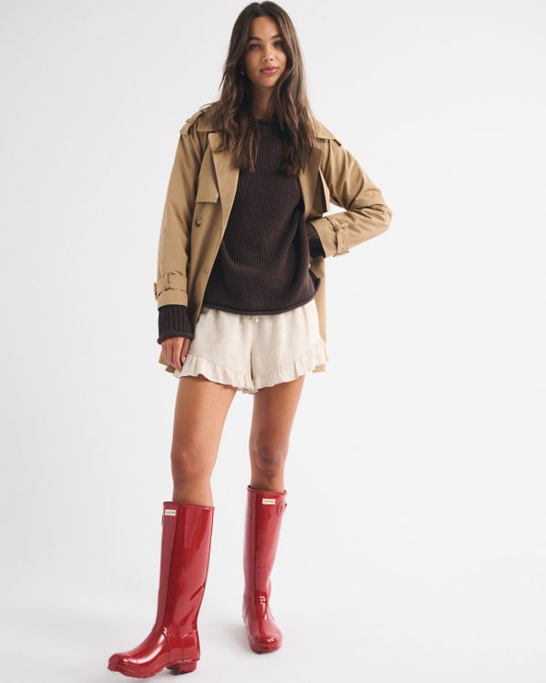 Hunter Original Tall Rain Boot, Red view 1
