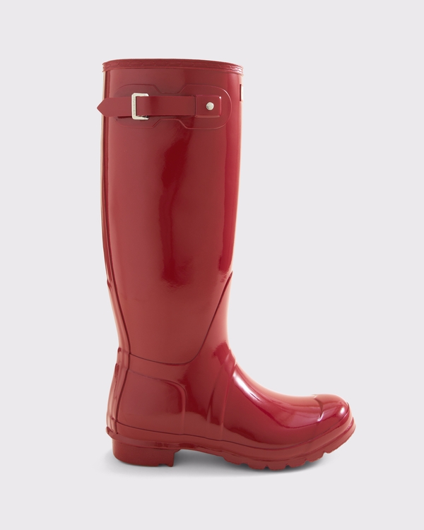 Hunter Original Tall Rain Boot, Red view 1