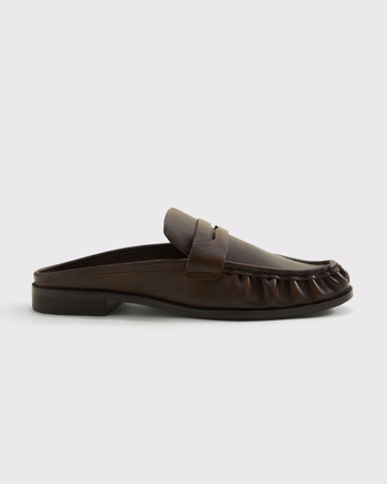 Leather Mule Loafer