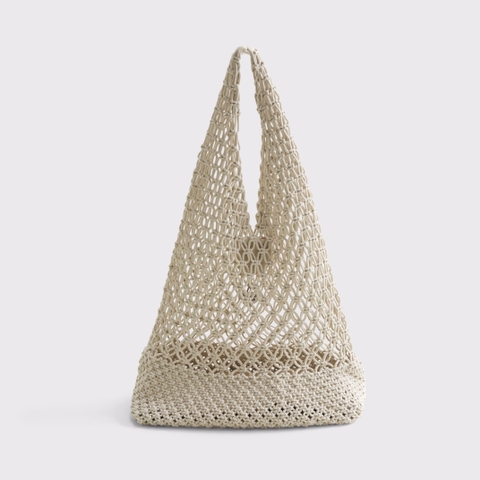 Женские сумки Abercrombie & Fitch Macrame Drapey Tote