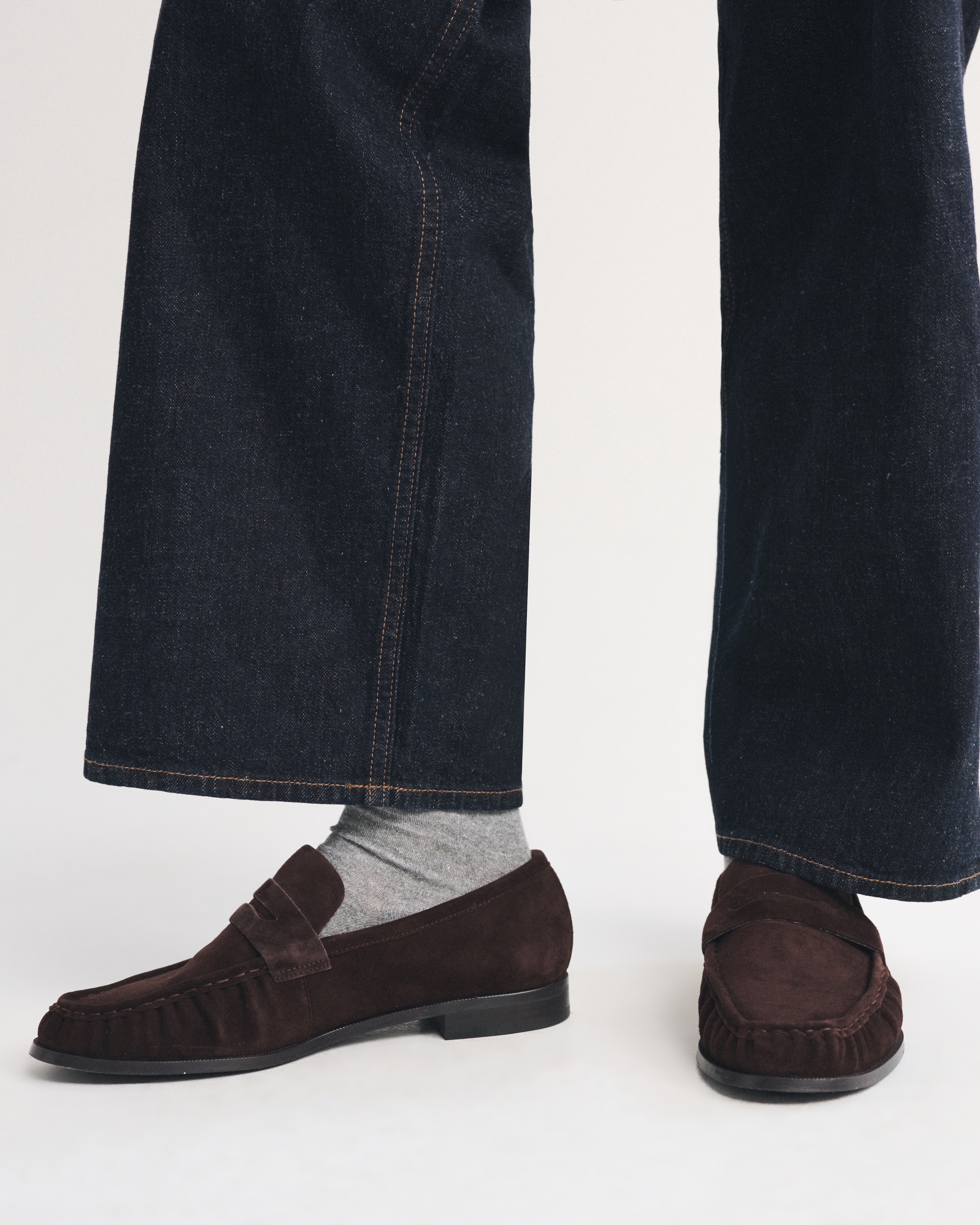 Мужские туфли Abercrombie & Fitch Suede Loafer, цвет: Коричневый — фото 2
