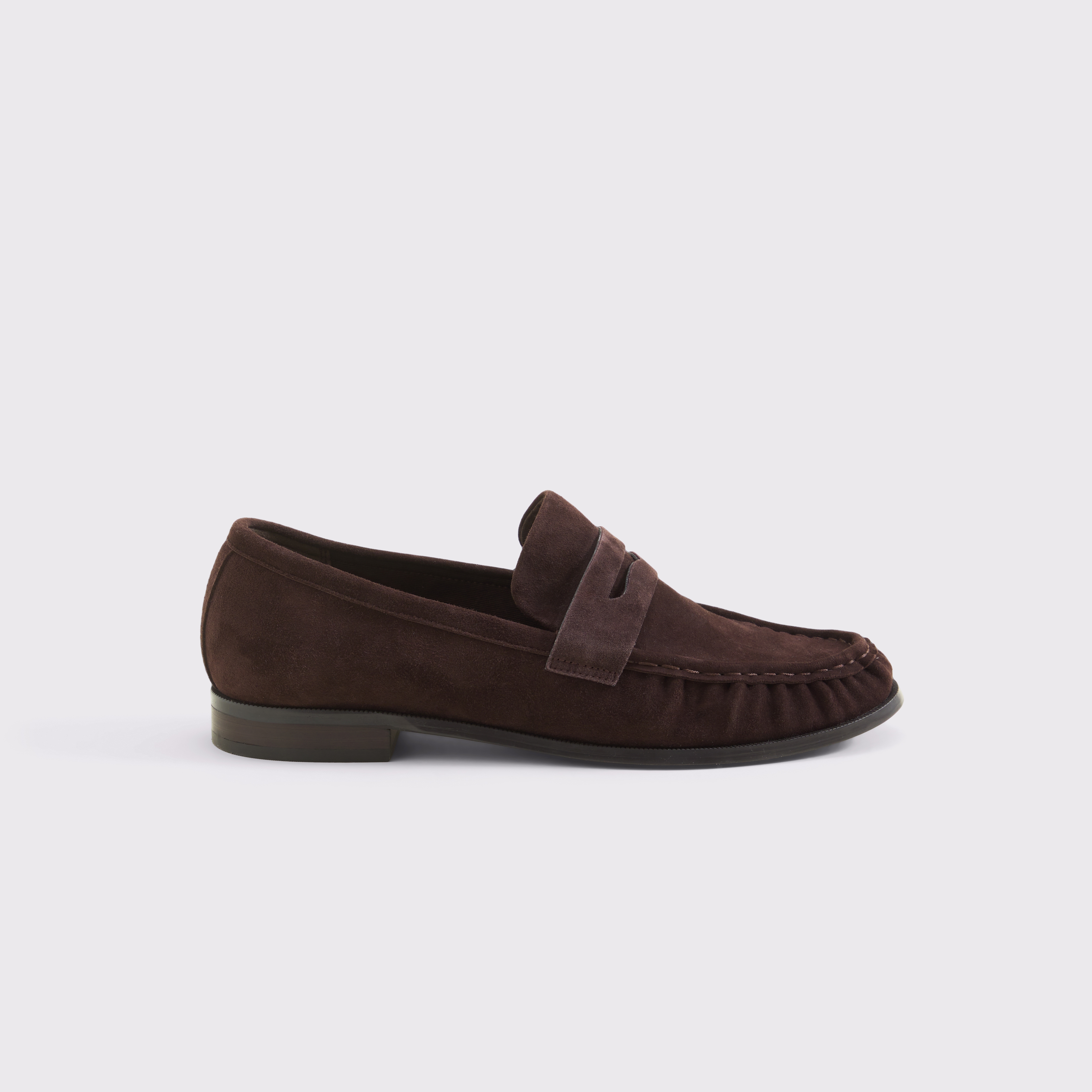 Мужские туфли Abercrombie & Fitch Suede Loafer, цвет: Коричневый — фото 1