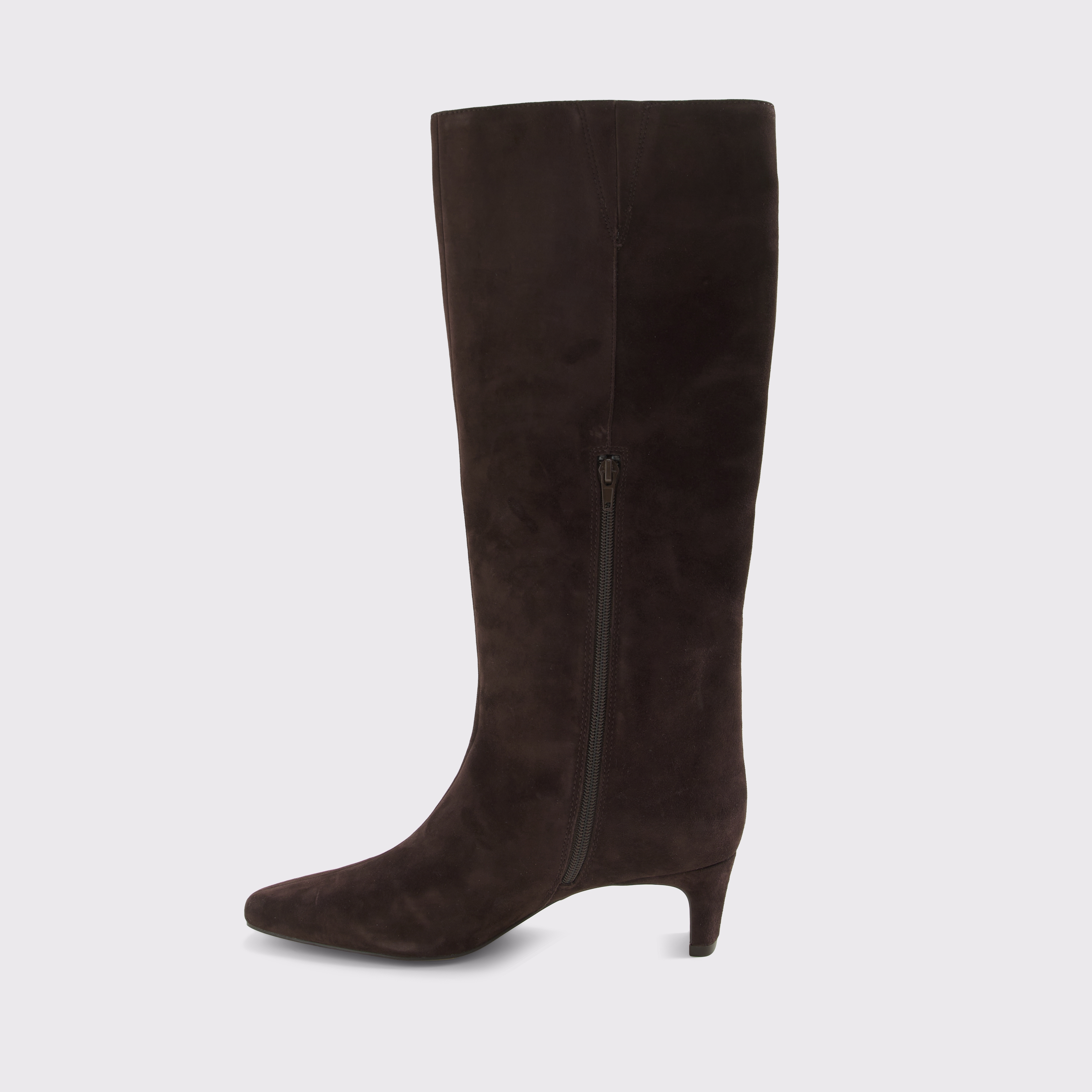 Женские ботинки Abercrombie & Fitch Suede Knee Boot, цвет: Коричневый — фото 3