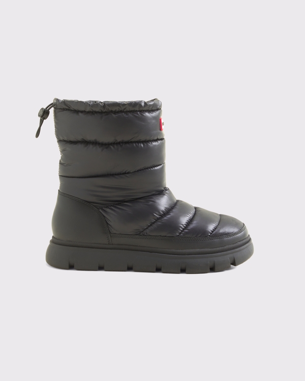Hunter Women's Maribel Ankle Puffer Boot, Black view 2