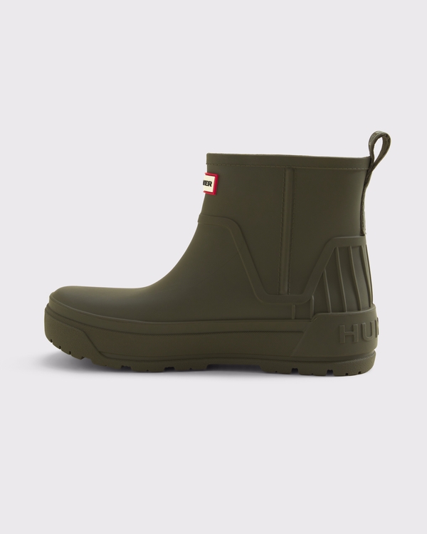 Hunter Women's Original Wales Ankle Rain Boot, Green view 2