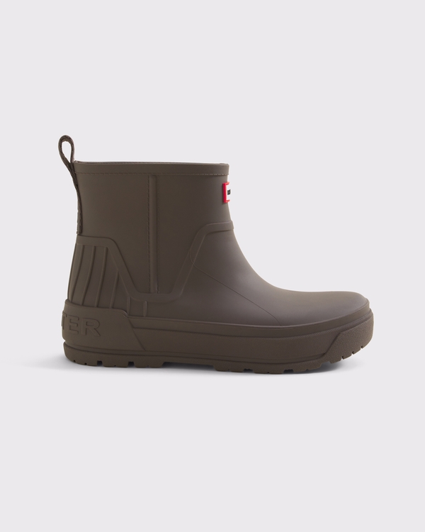 Hunter Women's Original Wales Ankle Rain Boot, Brown view 1