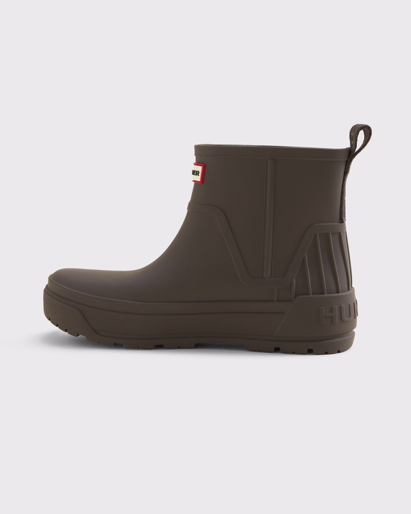 Hunter Women's Original Wales Ankle Rain Boot, Brown view 2