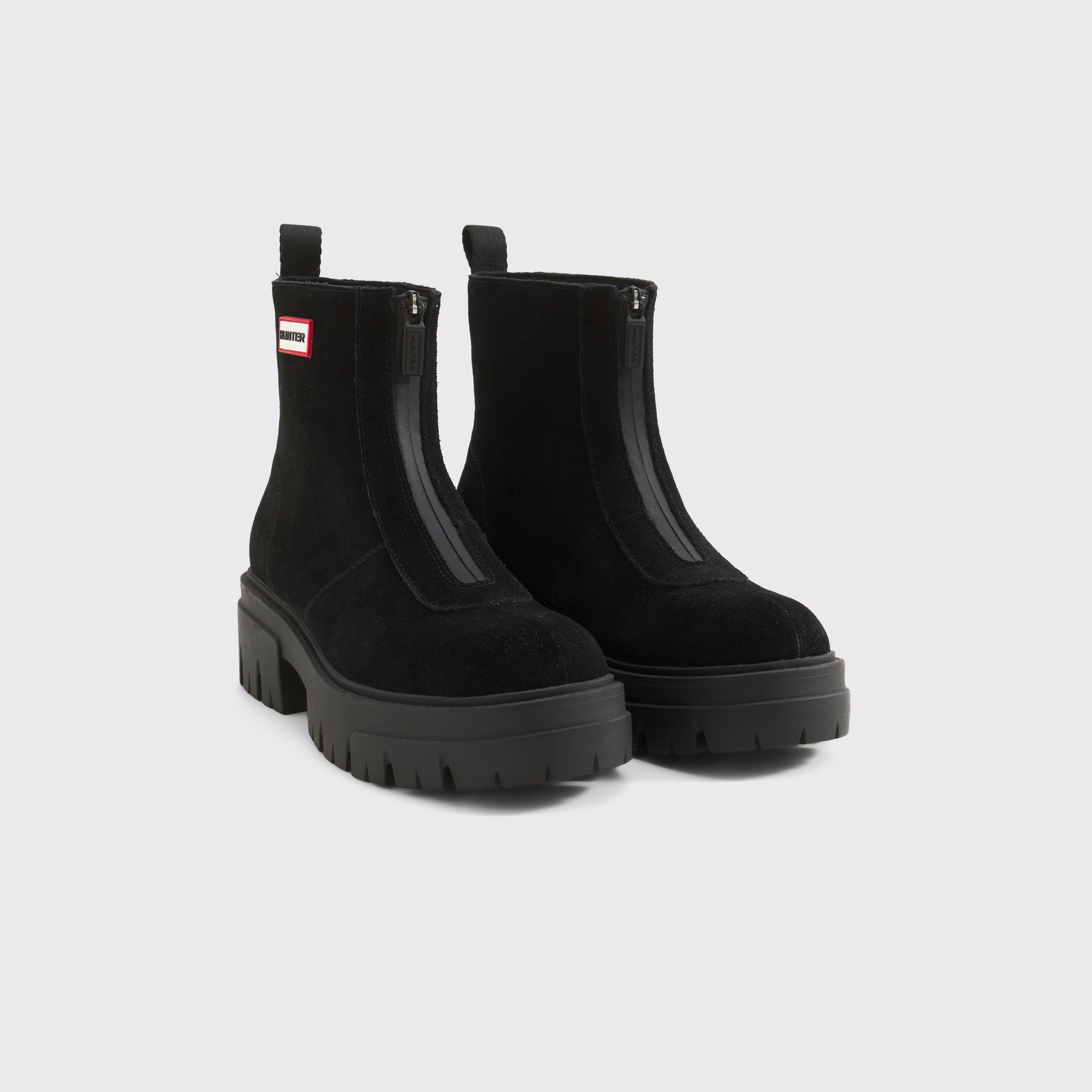 Женские ботинки Abercrombie & Fitch Hunter Original Gemma Suede Ankle Boot, цвет: Чёрный кожаный — фото 1