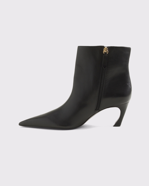 Schutz Lexi Leather Ankle Boot, Black view 2