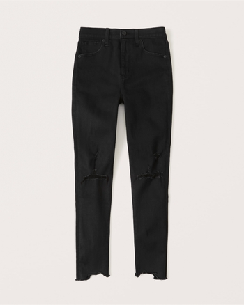 high rise super skinny ankle jeans