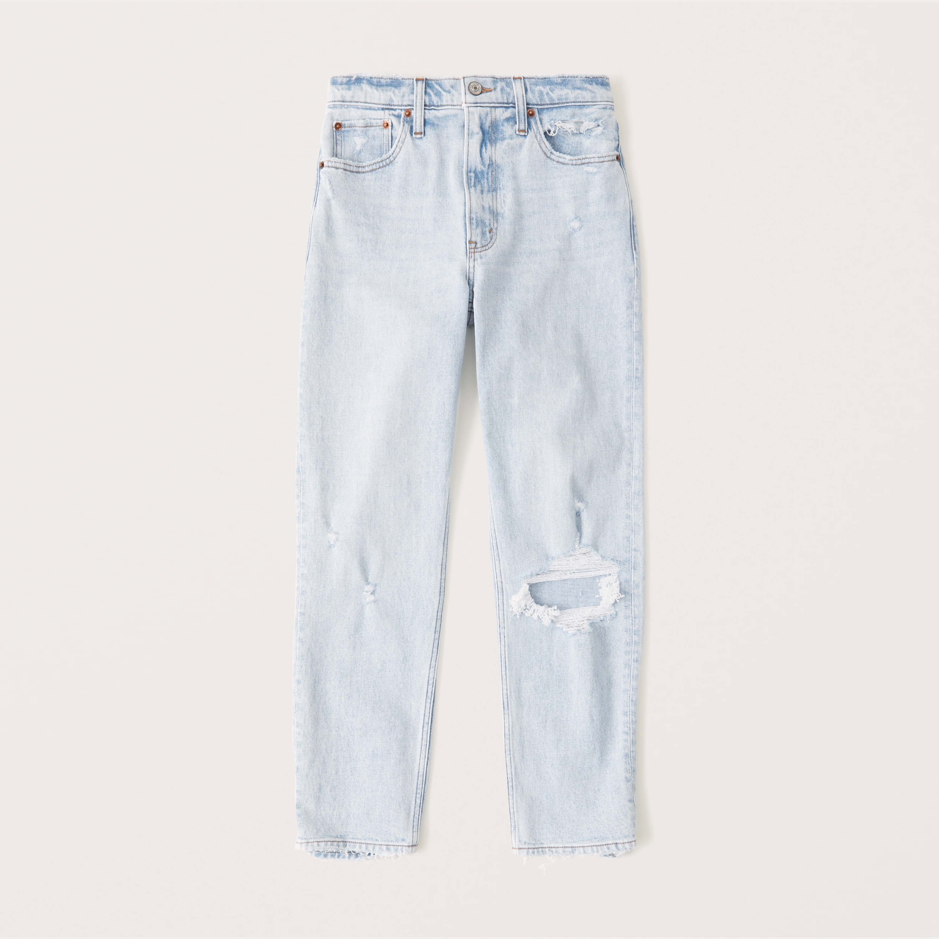 abercrombie high rise ankle mom jeans