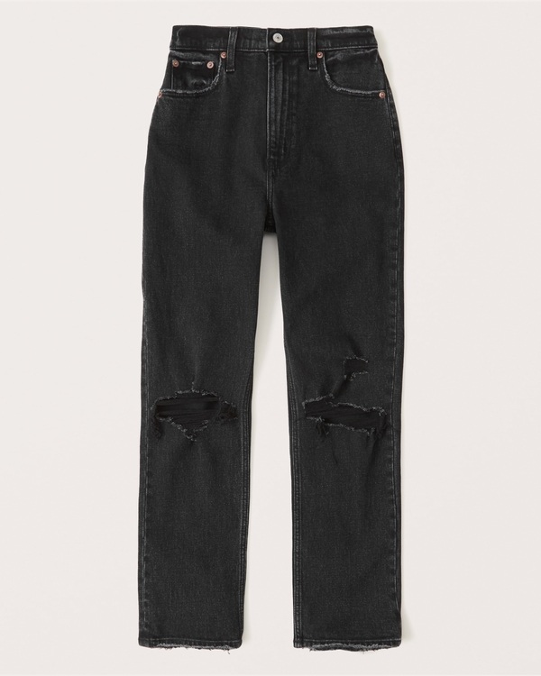 Women's Ultra High Rise Ankle Straight Jeans | Women's Bottoms | Abercrombie.com