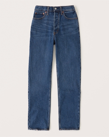 Women's High Rise Dad Jeans Women's Bottoms