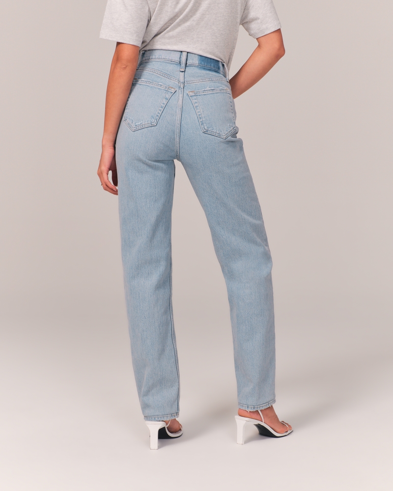 Women S High Rise Dad Jeans Women S Bottoms Abercrombie Com