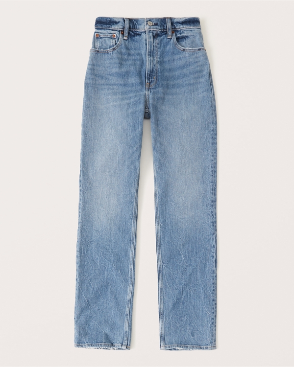 Women's 90s Ultra High Rise Straight Jeans | Women's Clearance | Abercrombie.com