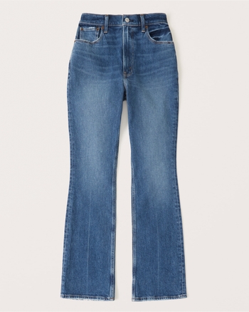 abercrombie ultra high rise kick flare jeans