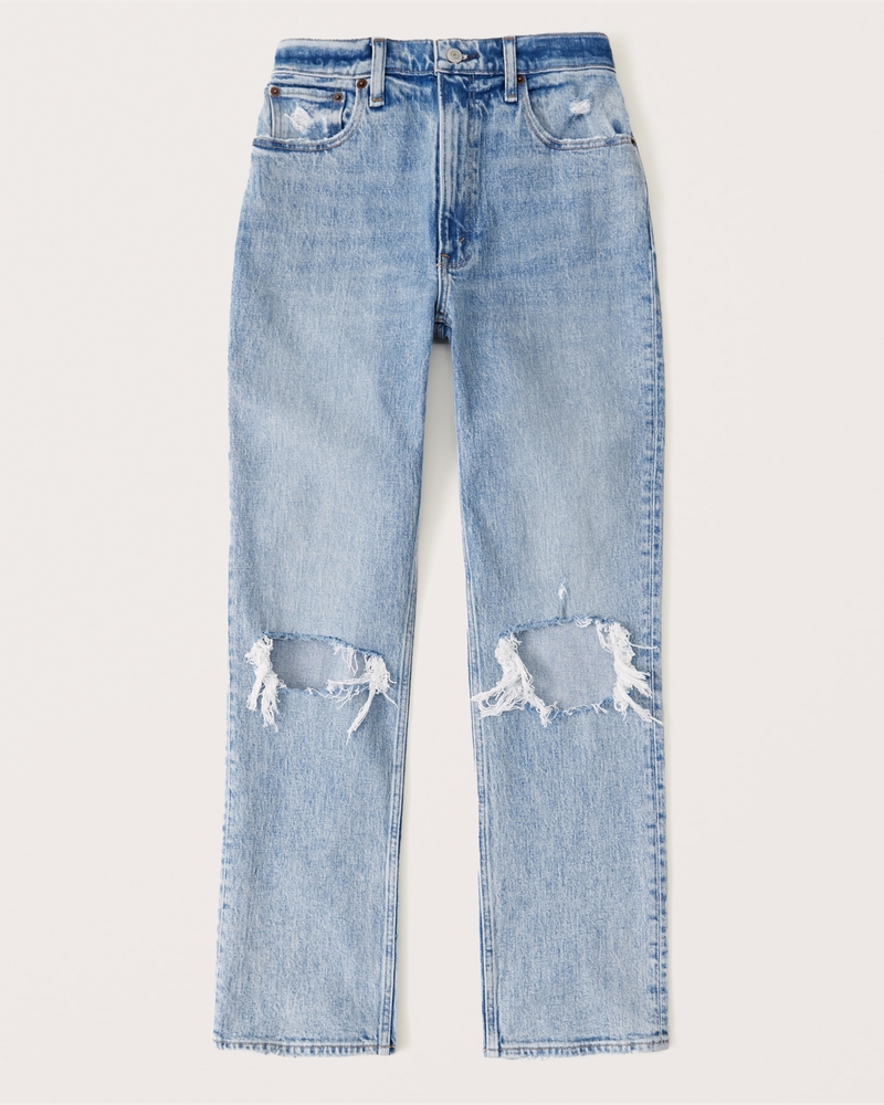 Curve Love 90s Ultra High Rise Straight Jeans