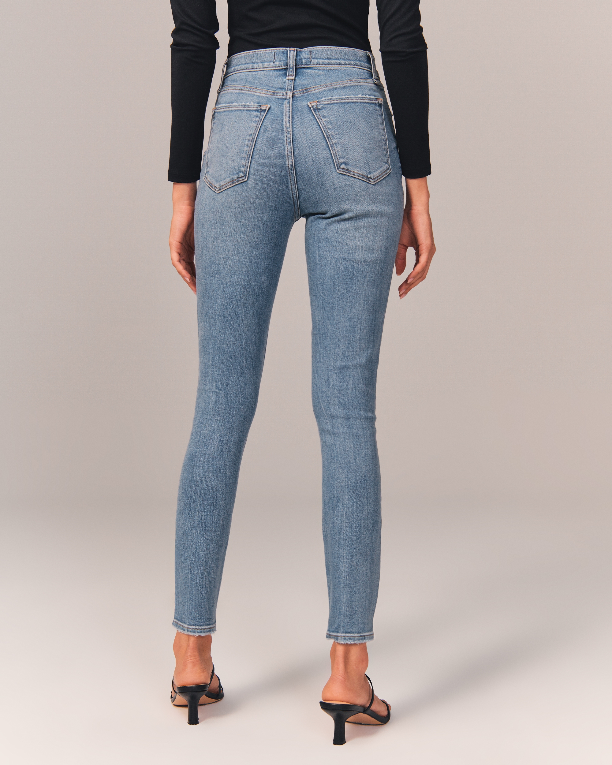 Abercrombie simone high rise clearance super skinny