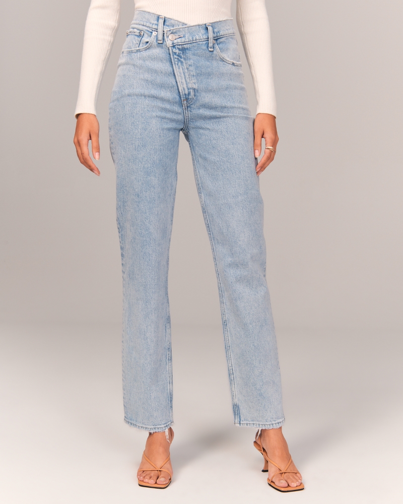 Women's Ultra High Rise 90s Straight Jean | Women's Bottoms | Abercrombie.com