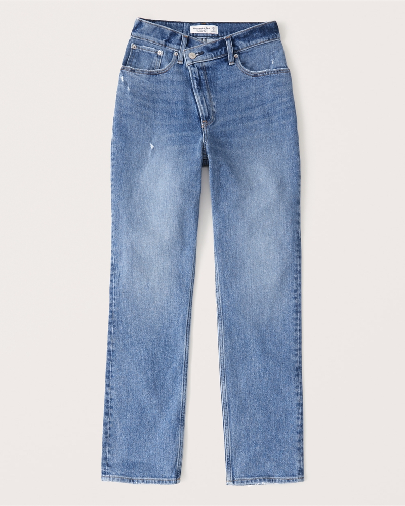 VATYERTY Jeans ajustados de talle alto