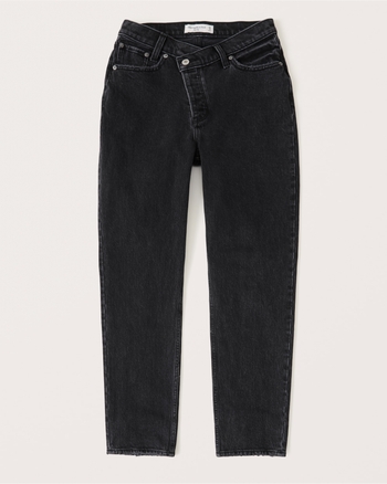 abercrombie curve love high rise dad jean