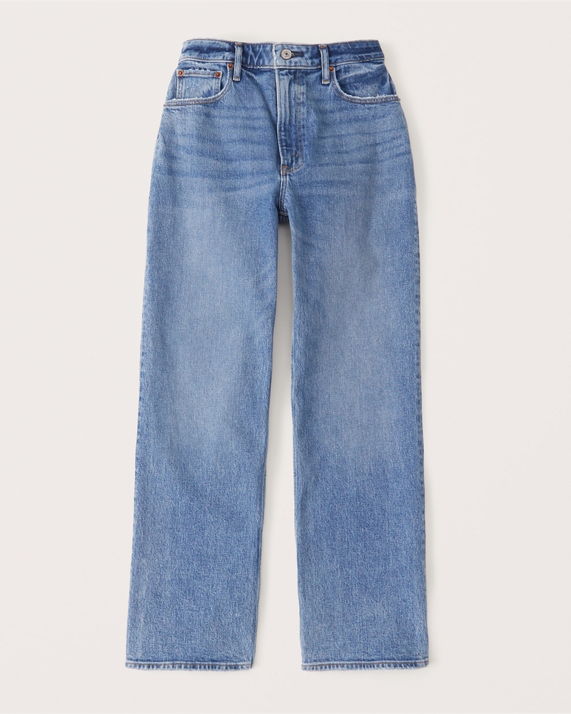 abercrombie curve love high rise dad jean
