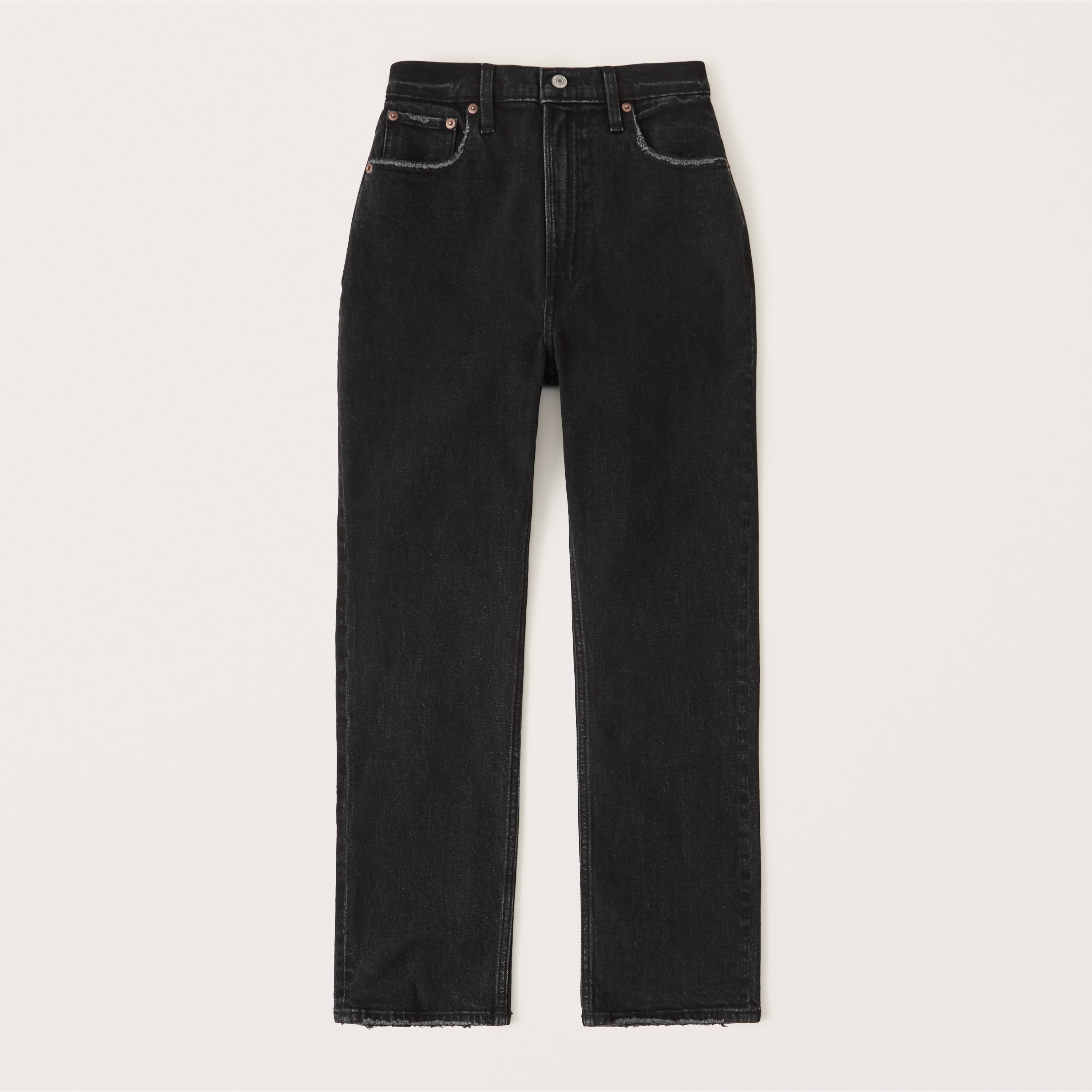 abercrombie curve love ultra high rise ankle straight jeans