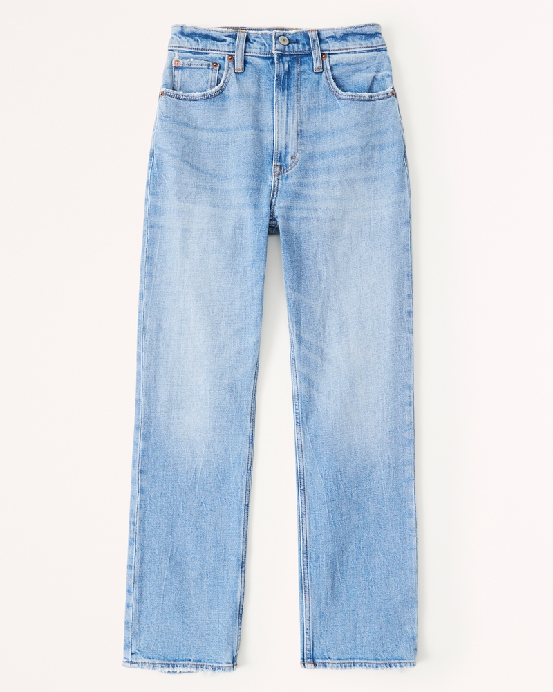 Ultra High Rise Ankle Straight Jeans