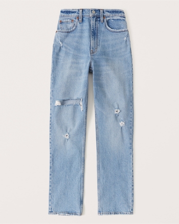 abercrombie 90s straight leg ultra high rise