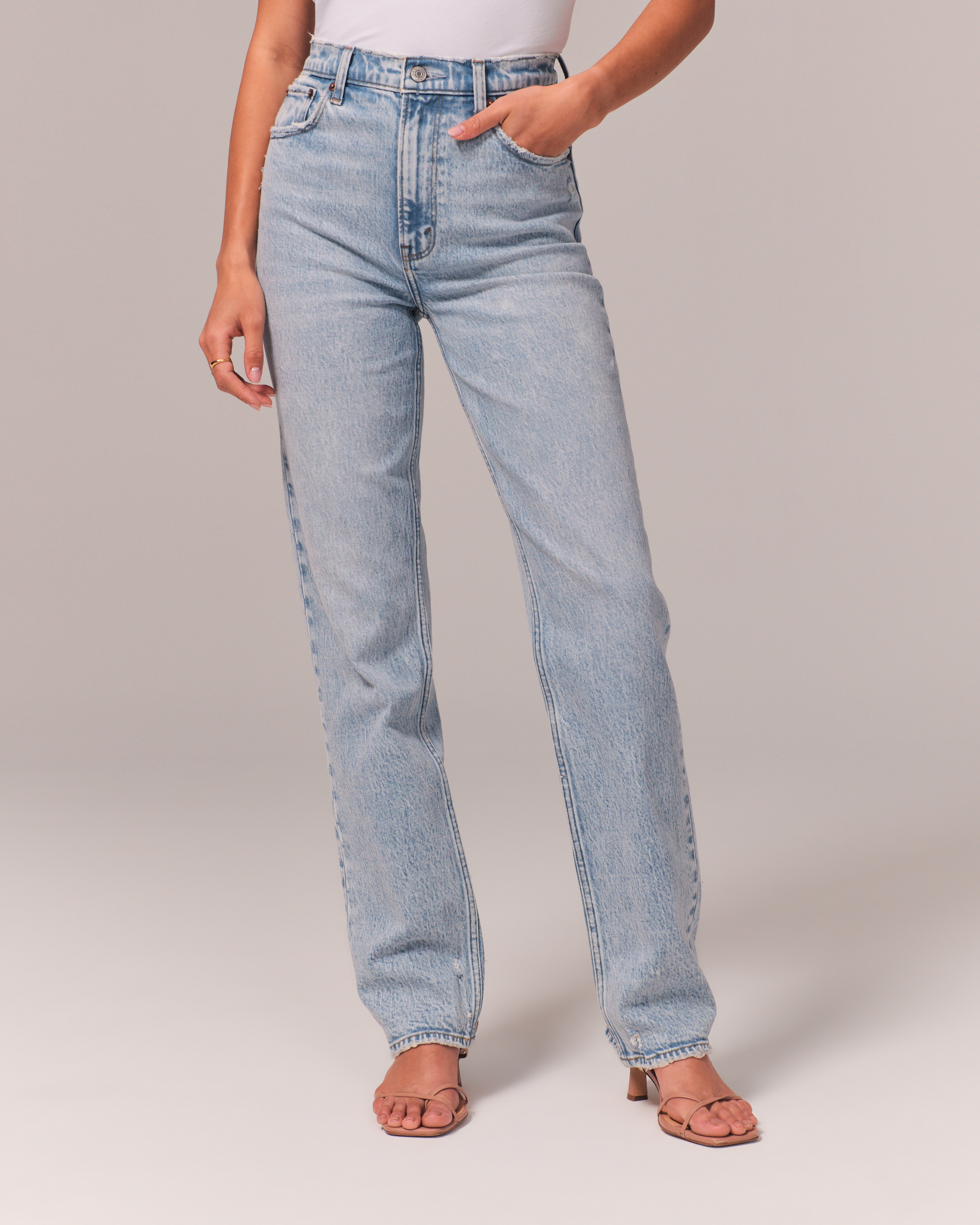 Women's Ultra High Rise 90s Straight Jean - Abercrombie