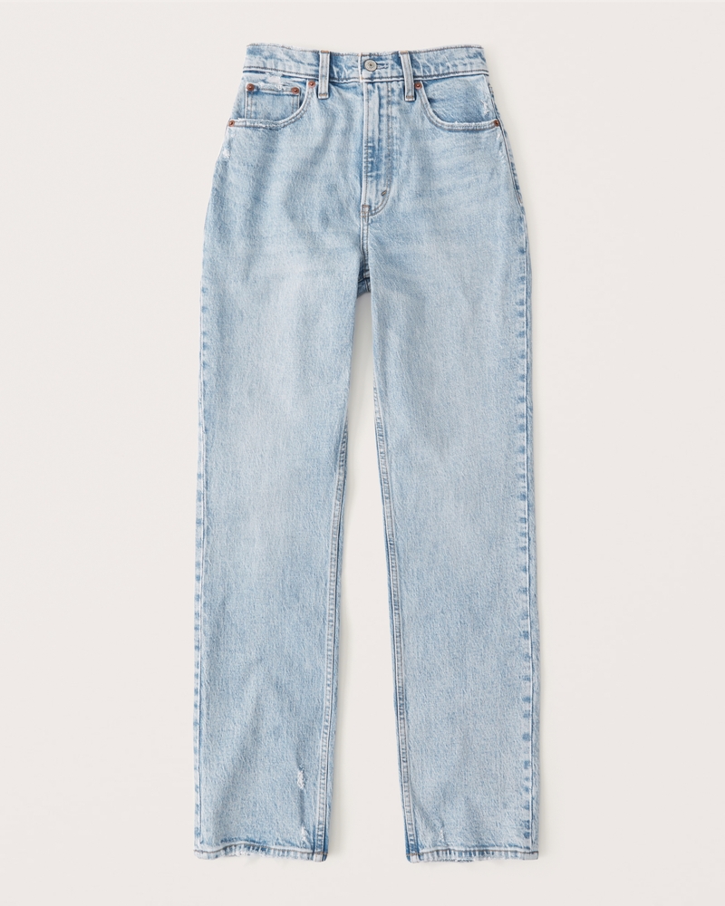 Curve Love Ultra High Rise 90s Straight Jean | Women's | Abercrombie.com