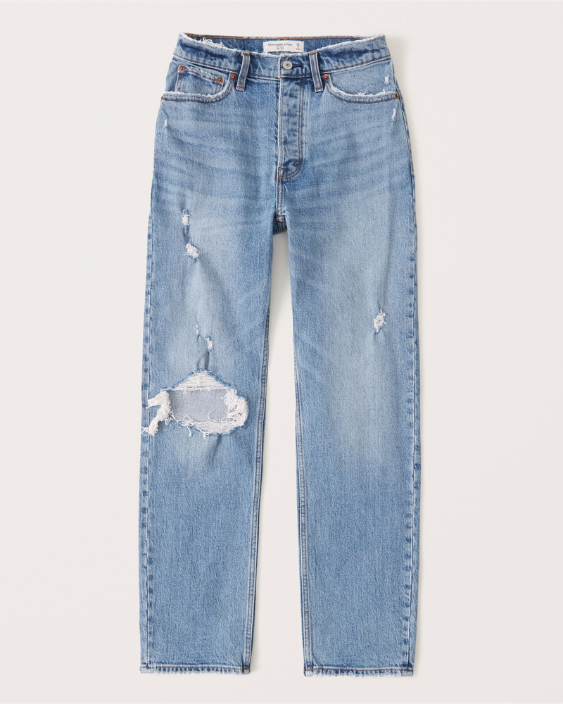 Explicitly impose happiness Women's High Rise Dad Jean | Women's Bottoms | Abercrombie.com