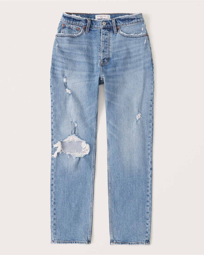 Abercrombie Curve Love High Rise Dad Jeans